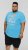 D555 AARON Surfers Paradise Printed Crew Neck T-Shirt Turquoise - Magliette - Magliette Uomo Taglie Forti