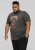D555 DALLAS Official Gas Monkey Printed Crew Neck T-Shirt Khaki - Magliette - Magliette Uomo Taglie Forti