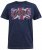 D555 DENNIS Official AC/DC Printed Crew Neck T-Shirt Navy Reno - Magliette - Magliette Uomo Taglie Forti