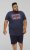 D555 DENNIS Official AC/DC Printed Crew Neck T-Shirt Navy Reno - Magliette - Magliette Uomo Taglie Forti