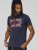 D555 DENNIS Official AC/DC Printed Crew Neck T-Shirt Navy Reno - Magliette - Magliette Uomo Taglie Forti