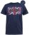 D555 DENNIS Official AC/DC Printed Crew Neck T-Shirt Navy Reno - Magliette - Magliette Uomo Taglie Forti