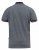 D555 BAYTON 2 Fine Stripe Jersey Polo Grey - Polo - Polo Uomo Taglie Forti