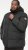 D555 DOMENIC Quilted Puffer Jacket With Half Micro Fleece Lining And Hood Black - Giubbotti - Giubbotti Uomo Taglie Forti
