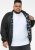 D555 MARSDEN Hybrid Knitted Jacket With Bonded Fleece Lining Black - Giubbotti - Giubbotti Uomo Taglie Forti