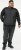 D555 MARSDEN Hybrid Knitted Jacket With Bonded Fleece Lining Black - Giubbotti - Giubbotti Uomo Taglie Forti