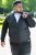 D555 MARSDEN Hybrid Knitted Jacket With Bonded Fleece Lining Black - Giubbotti - Giubbotti Uomo Taglie Forti
