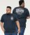 D555 GRAHAM YOSEMITE Chest And Back Printed Crew Neck T-Shirt Navy - Magliette - Magliette Uomo Taglie Forti