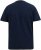 D555 SANDFORD Double Layer On Neck Ribs And Hem Waffle Textured T-Shirt Navy - Magliette - Magliette Uomo Taglie Forti