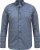 D555 MANGALA Geometric AOP Long Sleeve Shirt With Concealed Button Down Collar Navy - Camicie - Camicie Taglie Forti Uomo