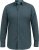 D555 MORGAN Micro AOP Long Sleeve Shirt With Concealed Button Down Collar Navy - Camicie - Camicie Taglie Forti Uomo