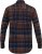 D555 SHERLOCK Check Overshirt With Two Patch Pockets & Button Down Collar Navy - Camicie - Camicie Taglie Forti Uomo