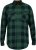 D555 GARFIELD Check Overshirt With Two Patch Pockets & Button Down Collar Navy - Camicie - Camicie Taglie Forti Uomo