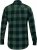 D555 GARFIELD Check Overshirt With Two Patch Pockets & Button Down Collar Navy - Camicie - Camicie Taglie Forti Uomo