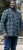 D555 GARFIELD Check Overshirt With Two Patch Pockets & Button Down Collar Navy - Camicie - Camicie Taglie Forti Uomo