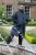 D555 Webber giacca idrorepellente con fodera sherpa nera - Giubbotti - Giubbotti Uomo Taglie Forti