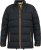 D555 CRISTIANO Puffer Jacket With Binding On Cuffs And Embroidery Badge On Sleeve Black - Giubbotti - Giubbotti Uomo Taglie Forti
