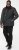 D555 FELIPE Zip Through Padded Gilet With Contrast Colour Lining And Rubber Badge Black - Giubbotti - Giubbotti Uomo Taglie Forti