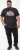 D555 LORNE Motor Bike Splatter Printed Crew Neck T-Shirt Washed Black - Magliette - Magliette Uomo Taglie Forti
