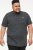 D555 ORSTON Reno Fabric Crew Neck T-Shirt With Chest Embroidery Black Reno - Magliette - Magliette Uomo Taglie Forti