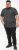 D555 ORSTON Reno Fabric Crew Neck T-Shirt With Chest Embroidery Black Reno - Magliette - Magliette Uomo Taglie Forti