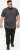 D555 ORSTON Reno Fabric Crew Neck T-Shirt With Chest Embroidery Black Reno - Magliette - Magliette Uomo Taglie Forti