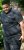D555 ORSTON Reno Fabric Crew Neck T-Shirt With Chest Embroidery Black Reno - Magliette - Magliette Uomo Taglie Forti