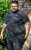 D555 ORSTON Reno Fabric Crew Neck T-Shirt With Chest Embroidery Black Reno - Magliette - Magliette Uomo Taglie Forti