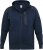 D555 GABRIEL Couture Zip Through Hoody With Reversible Zips Navy - Felpe & felpe con cappuccio - Felpe & Felpe con Cappuccio Uomo Taglie Forti
