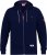 D555 IRVIN Full Zip Jacquard Hoody With Chest Embroidery Navy - Felpe & felpe con cappuccio - Felpe & Felpe con Cappuccio Uomo Taglie Forti