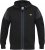 D555 DEAN Couture Zip Through Hoody With Woven Contrast Fabric Trim Black - Felpe & felpe con cappuccio - Felpe & Felpe con Cappuccio Uomo Taglie Forti