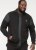 D555 DEAN Couture Zip Through Hoody With Woven Contrast Fabric Trim Black - Felpe & felpe con cappuccio - Felpe & Felpe con Cappuccio Uomo Taglie Forti