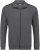 Adamo Athen Sweat Jacket with Full Zipper Charcoal - Felpe & Felpe con cappuccio - Felpe & Felpe con Cappuccio Uomo Taglie Forti