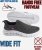D555 Blyth 1 Kingsize Hands Free Shoes With Knitted Top Black - Scarpe da uomo 40-52 - 
