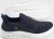 D555 Blyth 2 Kingsize Hands Free Shoes With Knitted Top Navy - Scarpe da uomo 40-52 - 