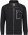 Adamo Manuel Sweatshirt with Zipper Black - Felpe & Felpe con cappuccio - Felpe & Felpe con Cappuccio Uomo Taglie Forti