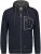 Adamo Michael Hoodie with Zipper Navy - Felpe & felpe con cappuccio - Felpe & Felpe con Cappuccio Uomo Taglie Forti
