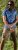D555 Hartlepool Short Sleeve Vintage Car AOP Stretch Shirt Blue - Camicie - Camicie Taglie Forti Uomo