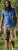 D555 Hartlepool Short Sleeve Vintage Car AOP Stretch Shirt Blue - Camicie - Camicie Taglie Forti Uomo