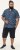 D555 Hartlepool Short Sleeve Vintage Car AOP Stretch Shirt Blue - Camicie - Camicie Taglie Forti Uomo
