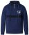 D555 Sergio Half Zip Hoodie Navy - Felpe & felpe con cappuccio - Felpe & Felpe con Cappuccio Uomo Taglie Forti