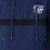 D555 Sergio Half Zip Hoodie Navy - Felpe & felpe con cappuccio - Felpe & Felpe con Cappuccio Uomo Taglie Forti