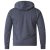 D555 Vadal Full Zip Hoodie Charcoal - Felpe & felpe con cappuccio - Felpe & Felpe con Cappuccio Uomo Taglie Forti