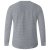 D555 Plato Long Sleeve T-shirt Grey - Magliette - Magliette Uomo Taglie Forti