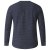 D555 Plato Long Sleeve T-shirt Charcoal - Magliette - Magliette Uomo Taglie Forti