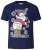 D555 Naughty X-mas T-shirt Navy - Magliette - Magliette Uomo Taglie Forti