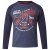 D555 Neill Long Sleeve T-shirt Navy - Magliette - Magliette Uomo Taglie Forti