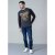 D555 Neill Long Sleeve T-shirt Black - Magliette - Magliette Uomo Taglie Forti