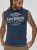D555 Havant San Diego Printed Sleeveless T-Shirt French Navy - Magliette - Magliette Uomo Taglie Forti