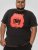 D555 Uxbridge Official ACDC Band Printed Crew Neck T-Shirt Washed Black - Magliette - Magliette Uomo Taglie Forti